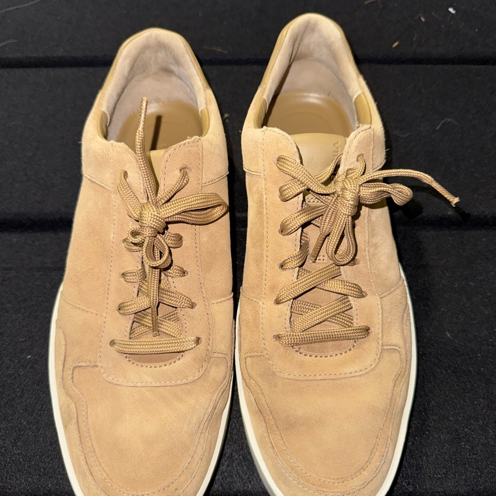 Vince Tan Suede Men's Sneakers - Peyton - size 9M